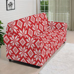 Xmas Nordic Knitted Pattern Print Sofa Cover