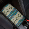 Xmas Penguin Pattern Print Car Center Console Cover