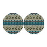 Xmas Penguin Pattern Print Car Coasters