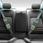 Xmas Penguin Pattern Print Car Seat Belt Covers