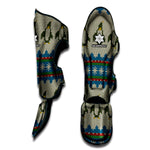 Xmas Penguin Pattern Print Muay Thai Shin Guard