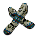 Xmas Penguin Pattern Print Muay Thai Shin Guard