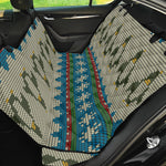 Xmas Penguin Pattern Print Pet Car Back Seat Cover