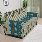 Xmas Penguin Pattern Print Sofa Cover