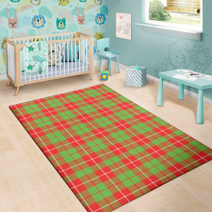 Xmas Plaid Pattern Print Area Rug