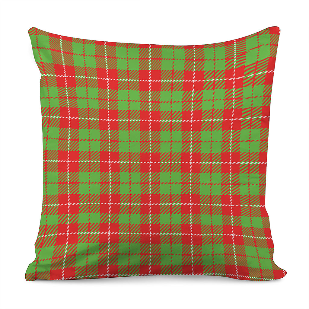 Xmas Plaid Pattern Print Pillow Cover