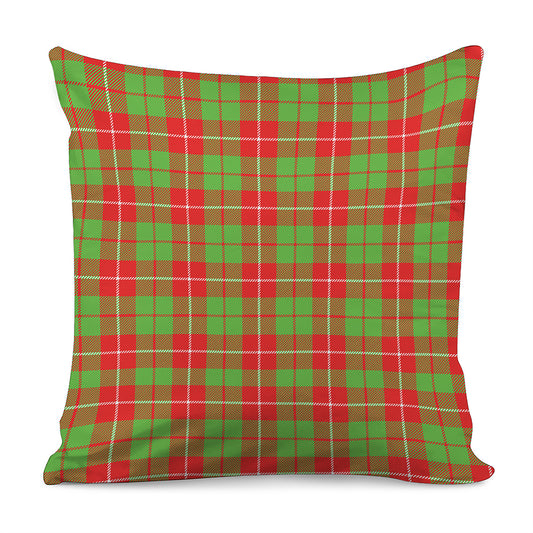 Xmas Plaid Pattern Print Pillow Cover