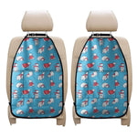 Xmas Polar Bear Pattern Print Car Seat Organizers