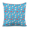 Xmas Polar Bear Pattern Print Pillow Cover