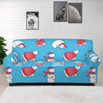 Xmas Polar Bear Pattern Print Sofa Cover