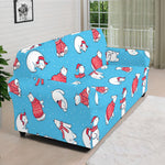 Xmas Polar Bear Pattern Print Sofa Cover