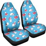 Xmas Polar Bear Pattern Print Universal Fit Car Seat Covers