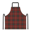 Xmas Scottish Tartan Pattern Print Apron