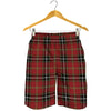 Xmas Scottish Tartan Pattern Print Men's Shorts