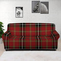 Xmas Scottish Tartan Pattern Print Sofa Cover