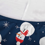 Xmas Snowman Pattern Print Sofa Cover