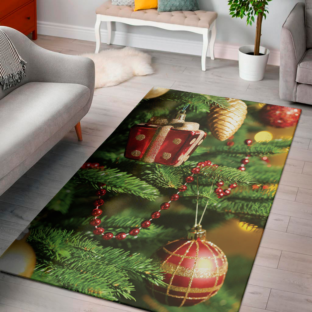 Xmas Tree Print Area Rug