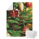 Xmas Tree Print Blanket