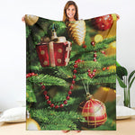 Xmas Tree Print Blanket