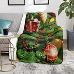 Xmas Tree Print Blanket