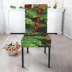 Xmas Tree Print Dining Chair Slipcover