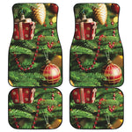 Xmas Tree Print Front and Back Car Floor Mats