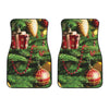 Xmas Tree Print Front Car Floor Mats