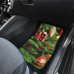 Xmas Tree Print Front Car Floor Mats