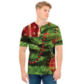Xmas Tree Print Men's T-Shirt