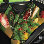 Xmas Tree Print Pet Car Back Seat Cover