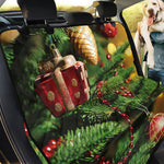 Xmas Tree Print Pet Car Back Seat Cover