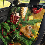 Xmas Tree Print Pet Car Back Seat Cover