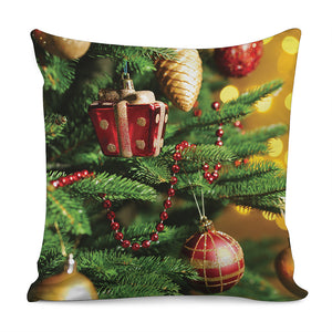 Xmas Tree Print Pillow Cover