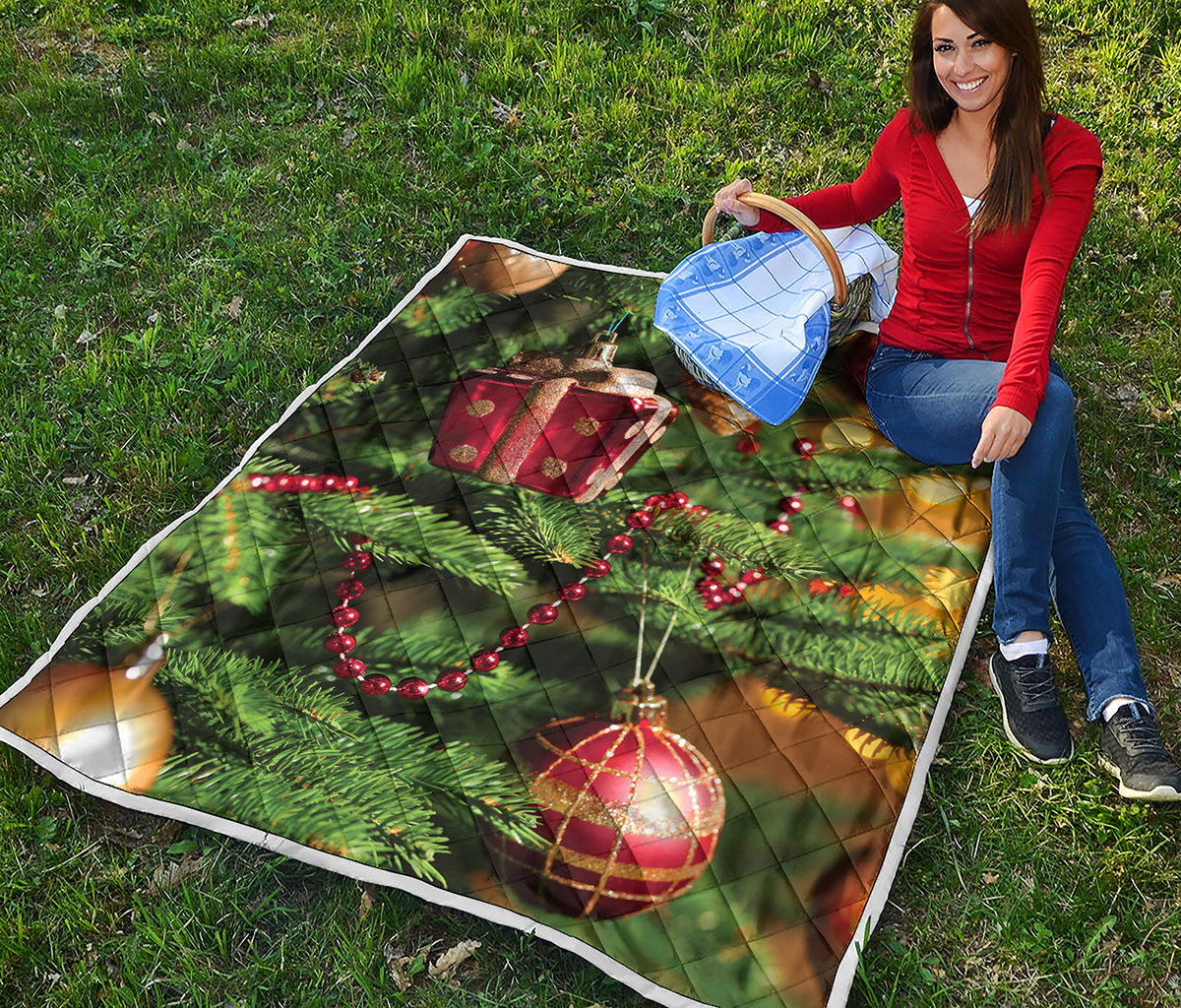 Xmas Tree Print Quilt