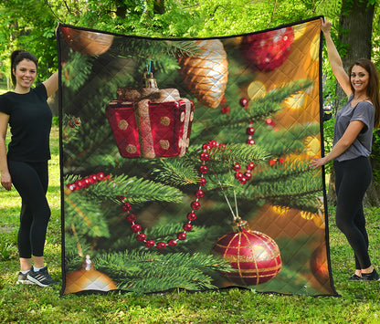 Xmas Tree Print Quilt