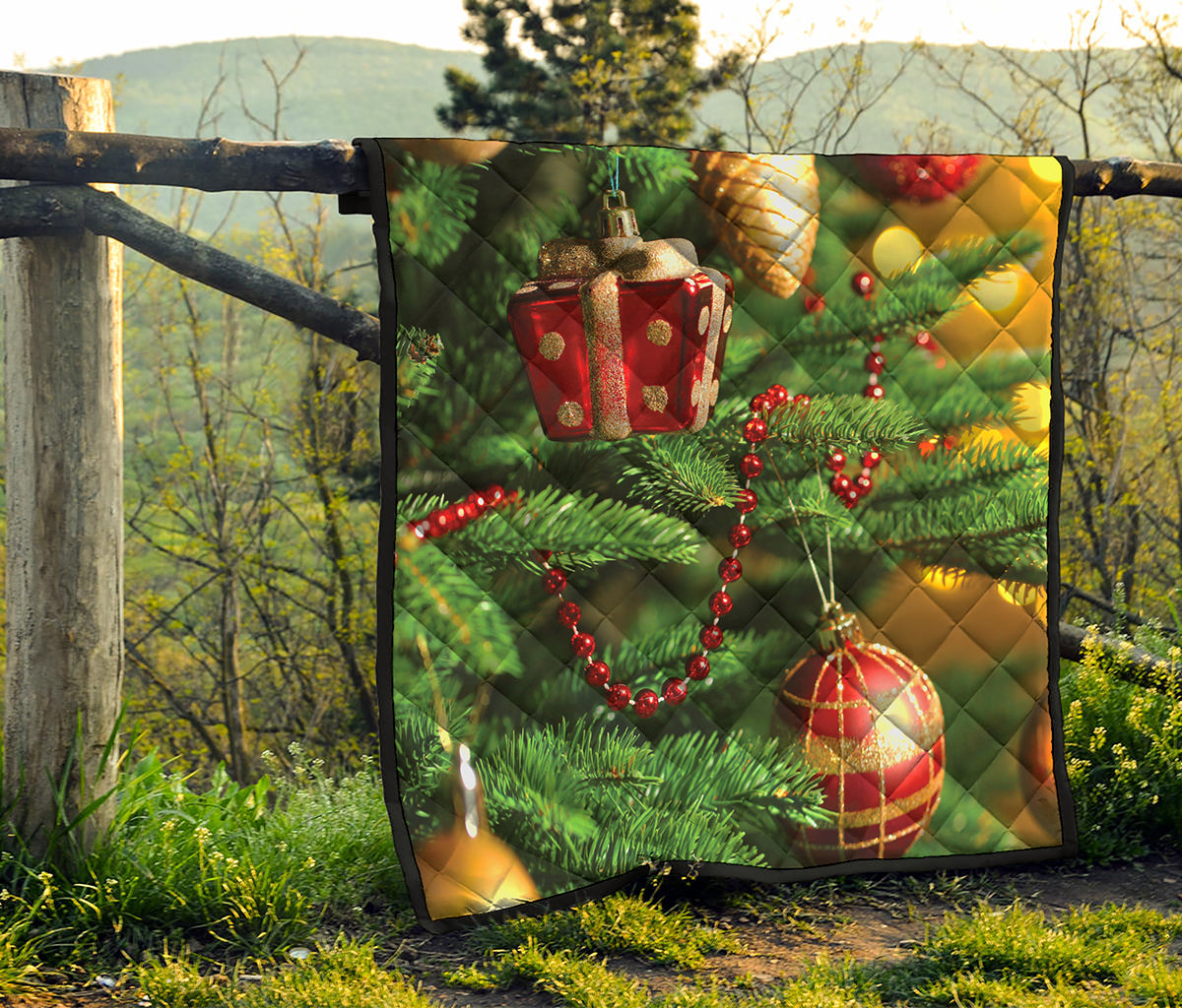 Xmas Tree Print Quilt