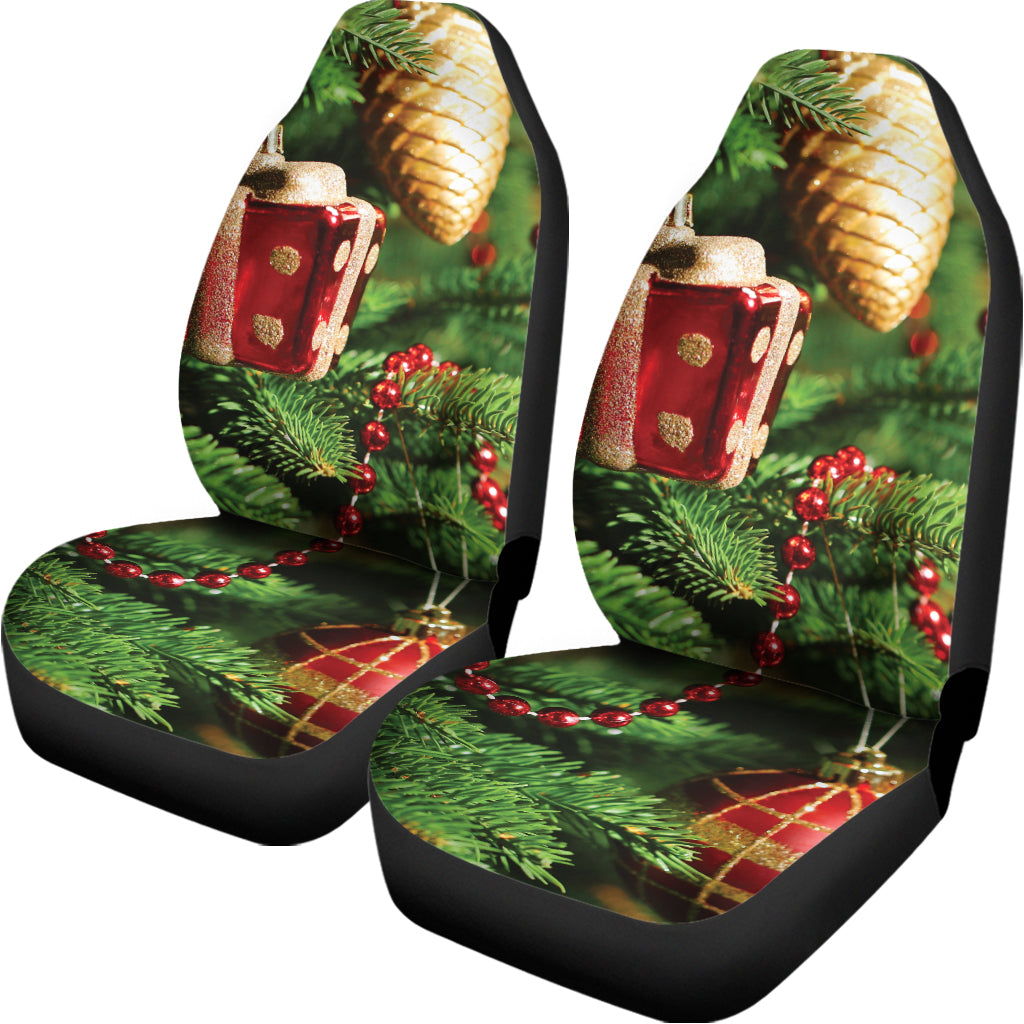 Xmas Tree Print Universal Fit Car Seat Covers