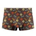 Yarn And Needle Pattern Print Men's Boxer Briefs