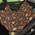 Yarn And Needle Pattern Print Pet Car Back Seat Cover