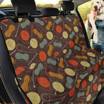 Yarn And Needle Pattern Print Pet Car Back Seat Cover