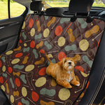 Yarn And Needle Pattern Print Pet Car Back Seat Cover