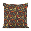 Yarn And Needle Pattern Print Pillow Cover
