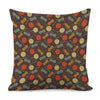 Yarn And Needle Pattern Print Pillow Cover