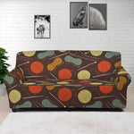 Yarn And Needle Pattern Print Sofa Cover