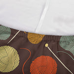 Yarn And Needle Pattern Print Sofa Cover