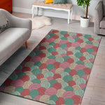 Yarn Balls Pattern Print Area Rug