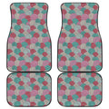 Yarn Balls Pattern Print Front and Back Car Floor Mats