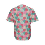 Yarn Balls Pattern Print Men's Baseball Jersey