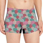 Yarn Balls Pattern Print Men's Boxer Briefs