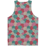 Yarn Balls Pattern Print Men's Tank Top